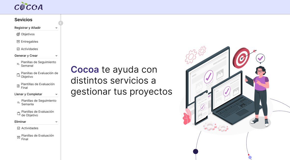 Plataforma de Gestión - Cocoa